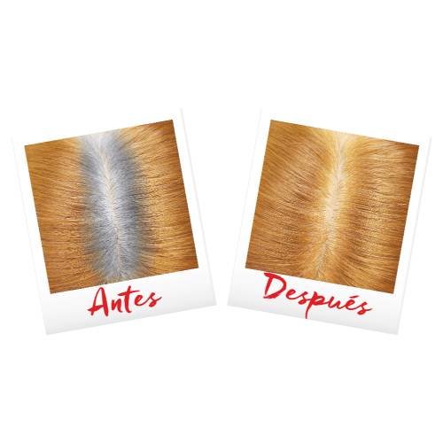 MAGICRETOUCH TINTE RUBIOCLARO ANTESDESPUES